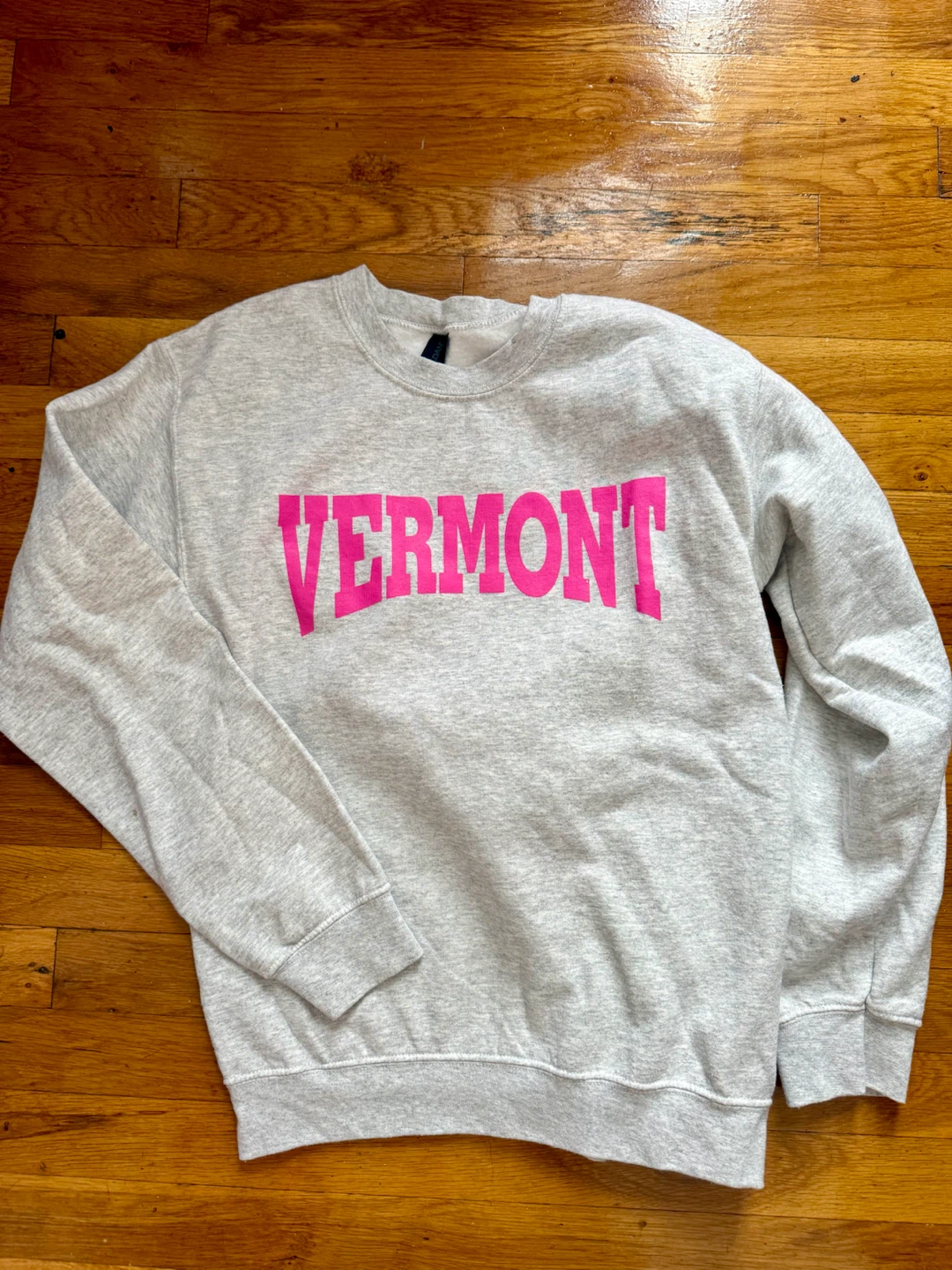 Brand New Heather Gray Vermont Crewneck Sweatshirt
