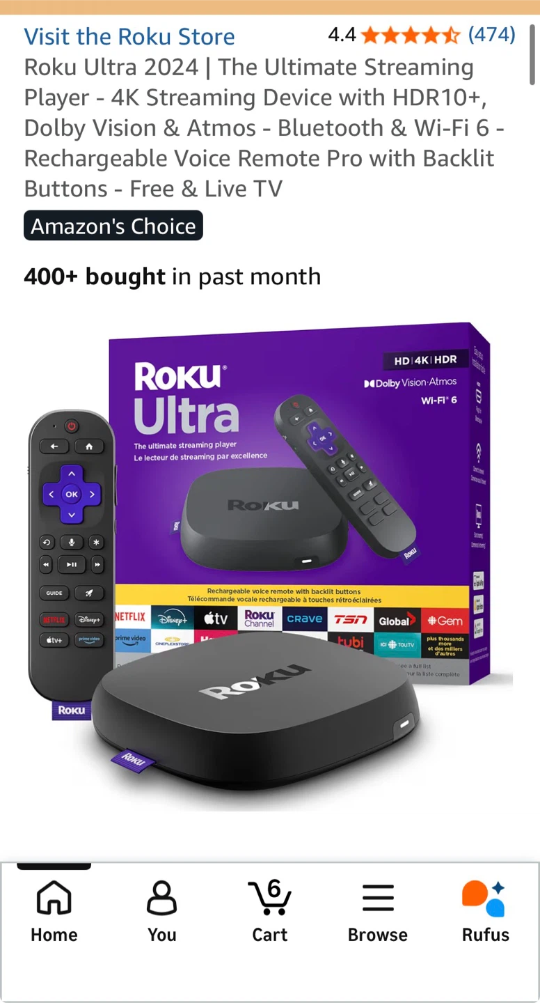Roku Ultra 2024 Streaming Player - photo 2
