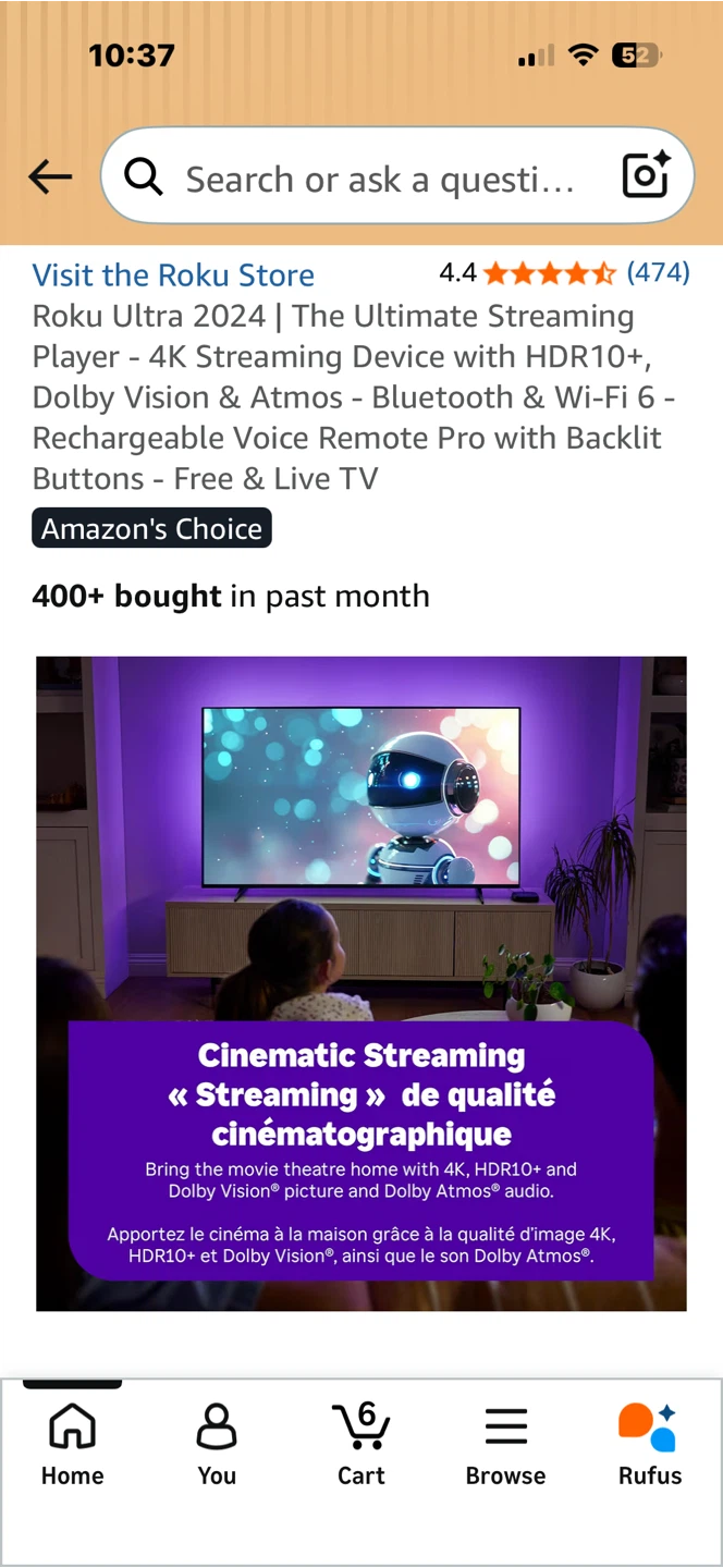 Roku Ultra 2024 Streaming Player - photo 4