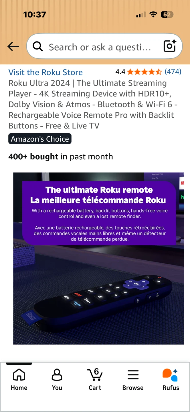 Roku Ultra 2024 Streaming Player - photo 5