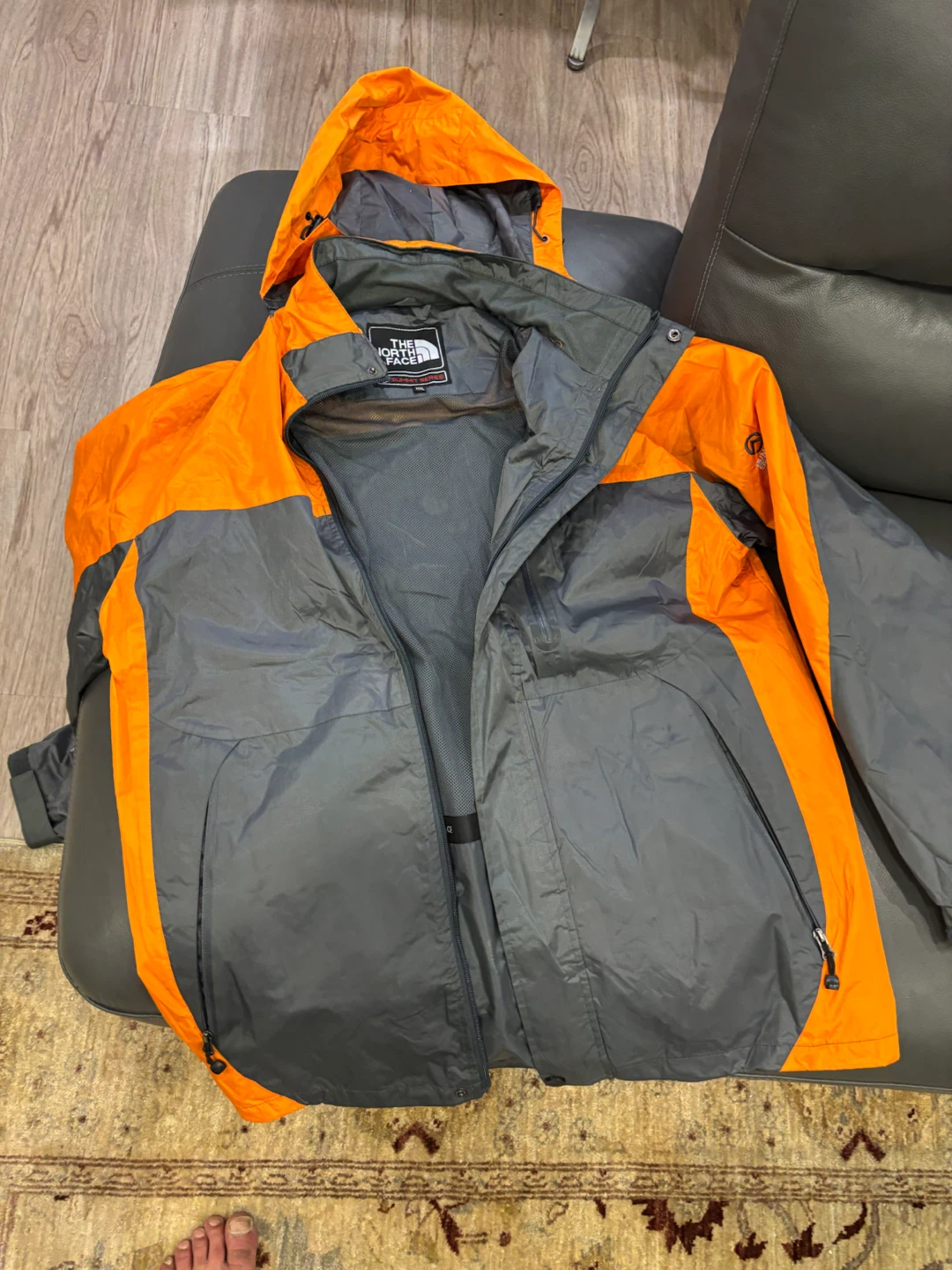 The North Face Orange and Grey Jacket - photo 3