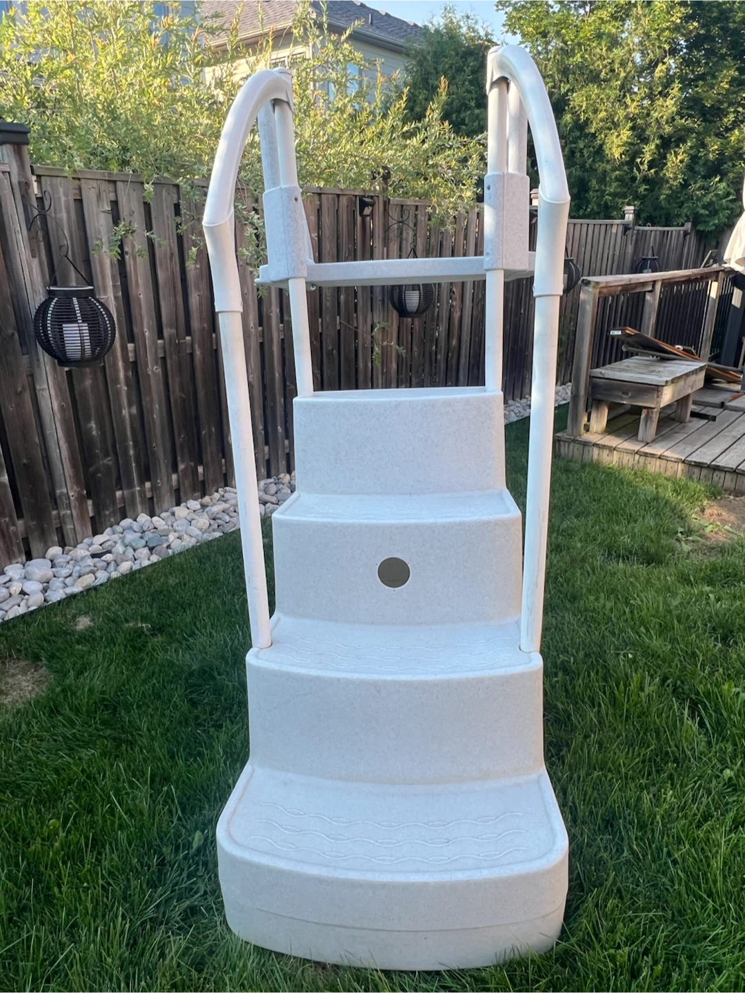 Above Ground Pool Ladder Steps - photo 2