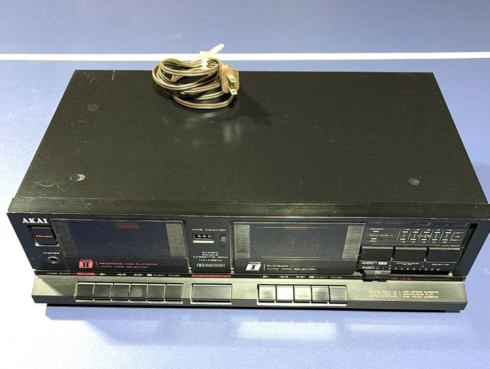 AKAI HX-A351W Double Cassette Deck