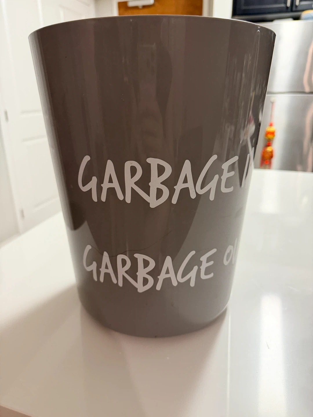 Three Garbage Trash Can