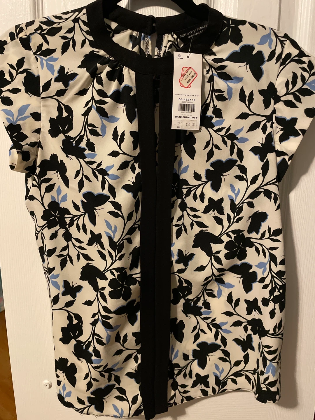 Dorothy Perkins Floral Blouse - UK 12