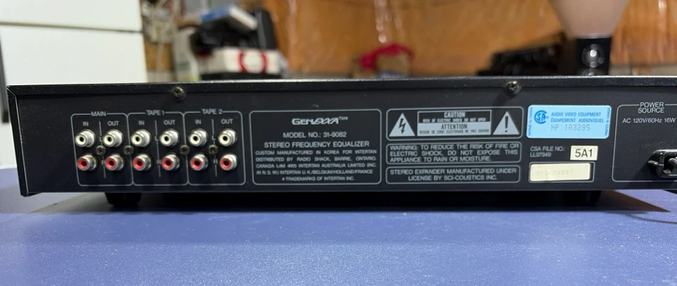 Genalex 10 Band Stereo Frequency Equalizer - photo 2