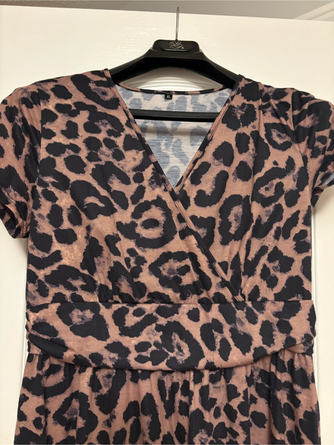 Women's Leopard Print Wrap Dress - photo 2