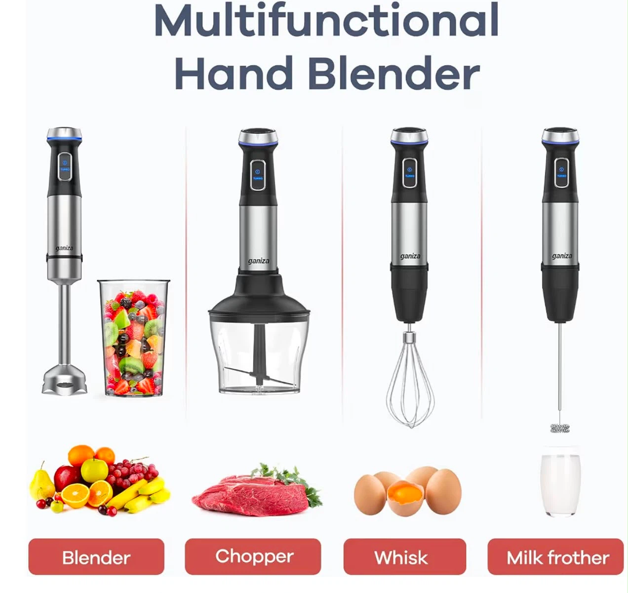 Ganiza Multifunctional Hand Blender 5 in 1 - photo 5