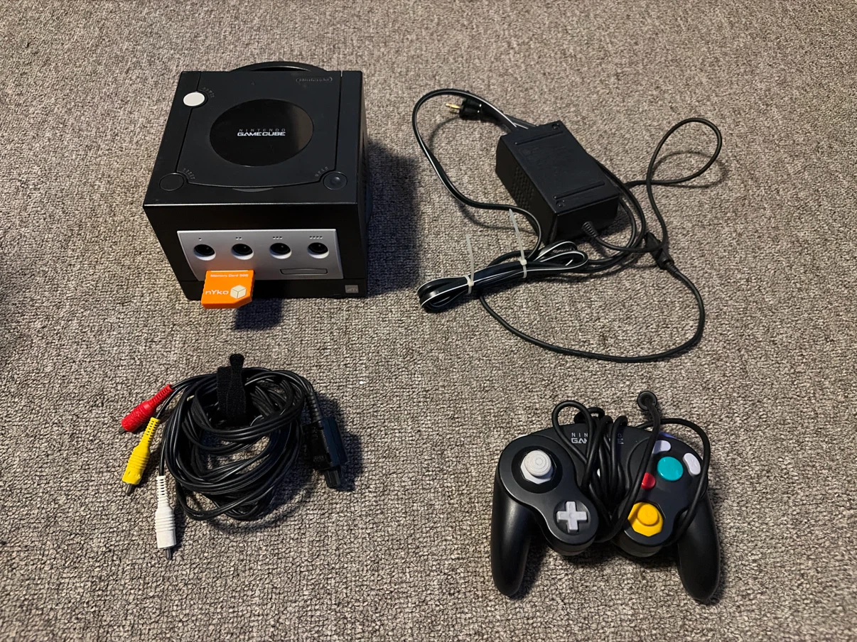 Nintendo GameCube Console with Controller and Accessories