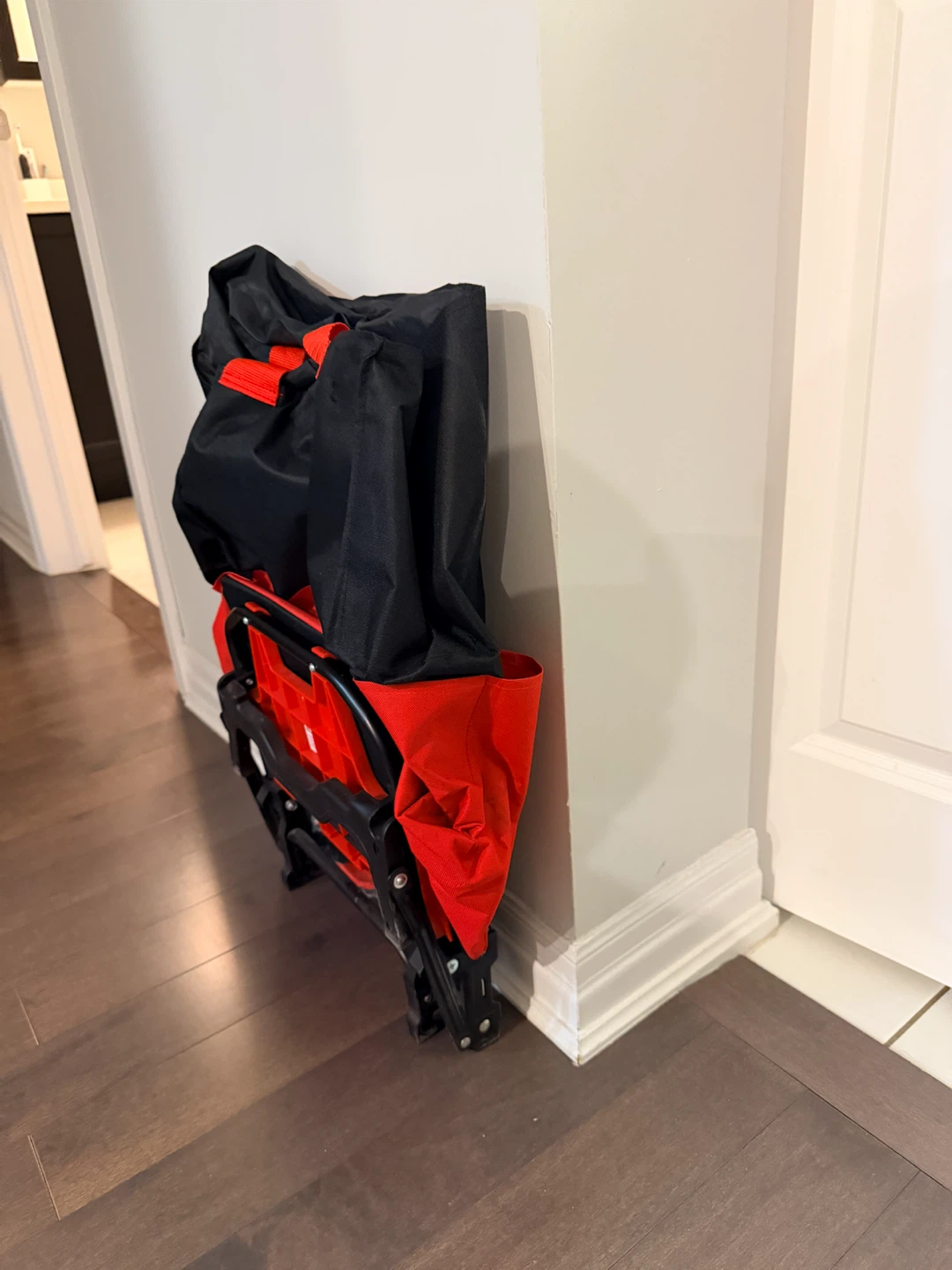 Red and Black Folding Shopping Cart - photo 5