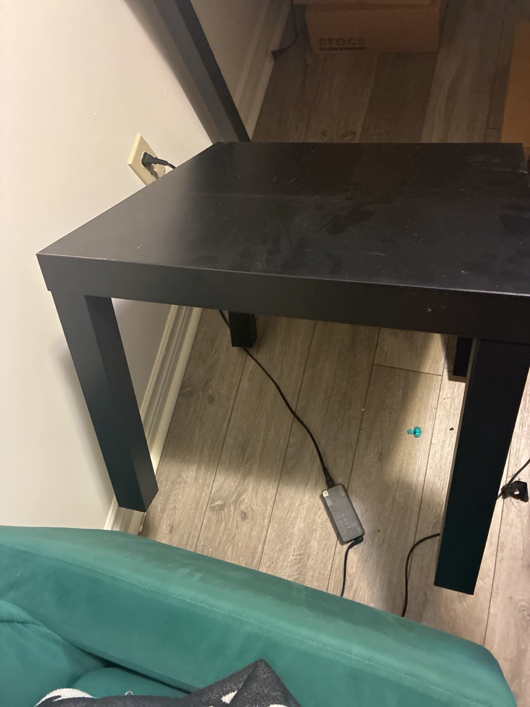 Ikea Black Side Table - photo 2