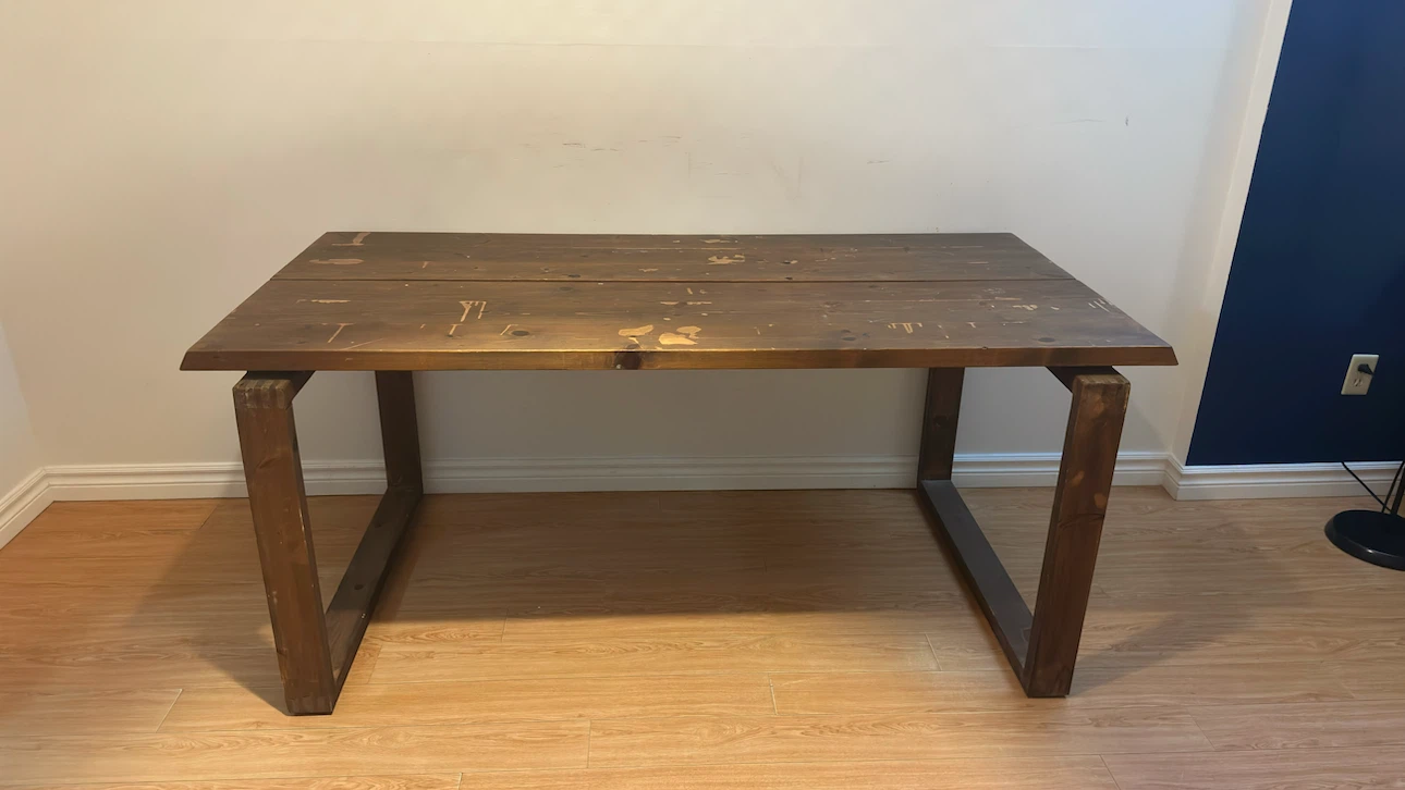 Rustic Wooden Dining Table