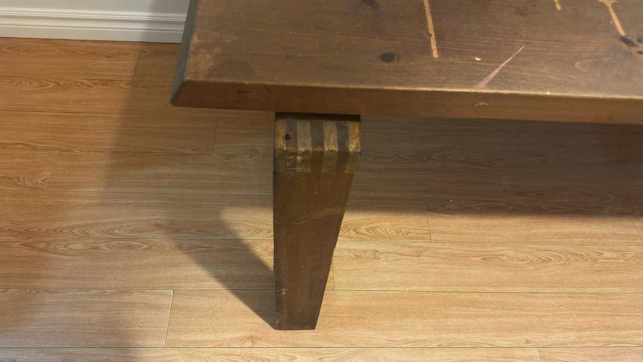 Rustic Wooden Dining Table - photo 3