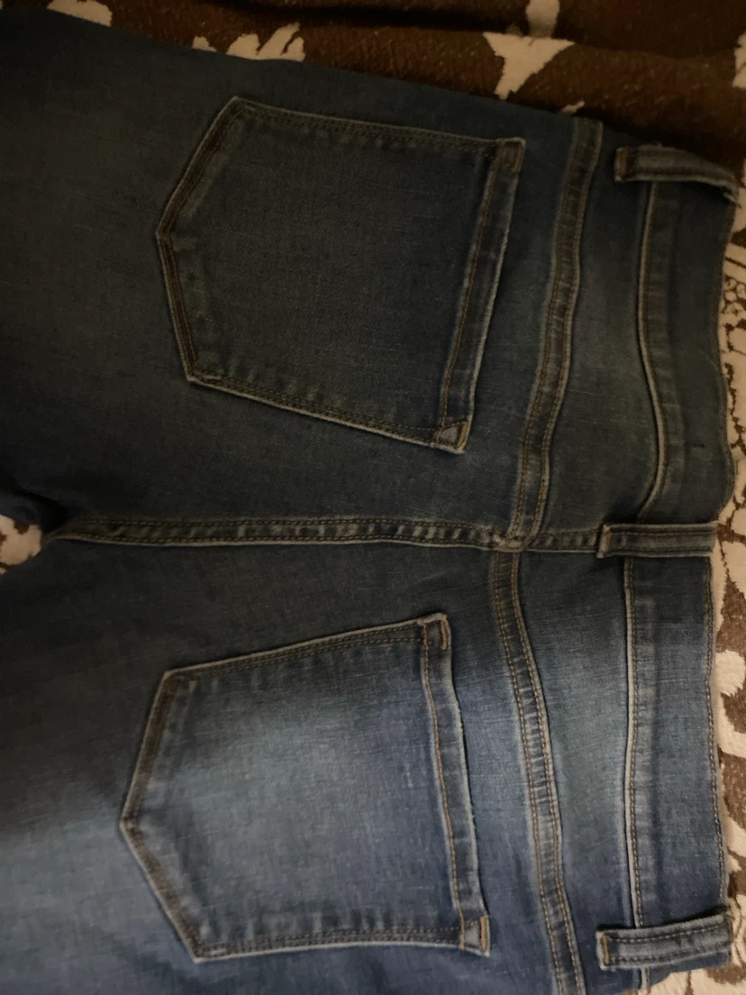 Harper Distressed Blue Denim Jeans - photo 4