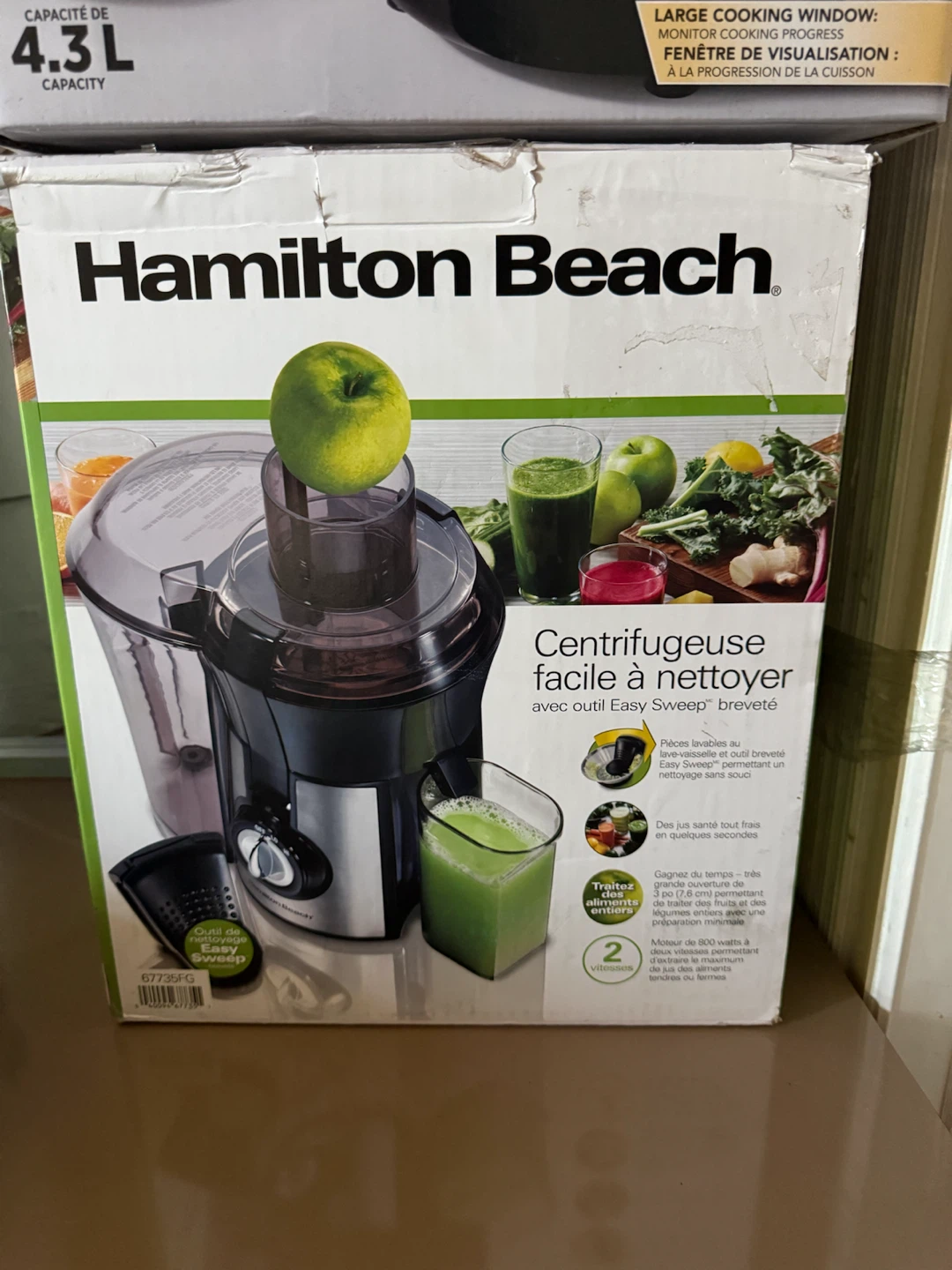 Hamilton Beach Centrifugeuse with Easy Sweep