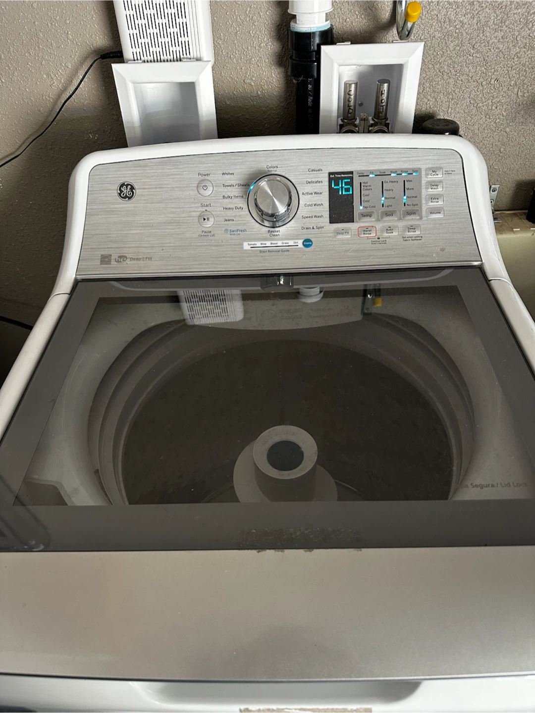 GE Top Load Washer and Dryer Set