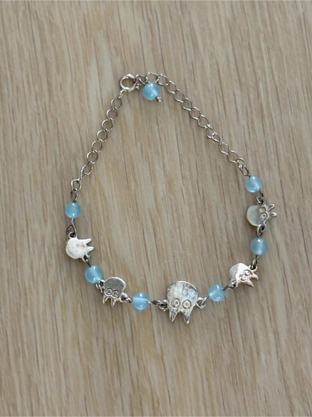 .925 silver plated Totoro Charm Bracelet ghibli