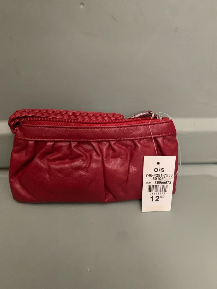 Red Wristlet Clutch