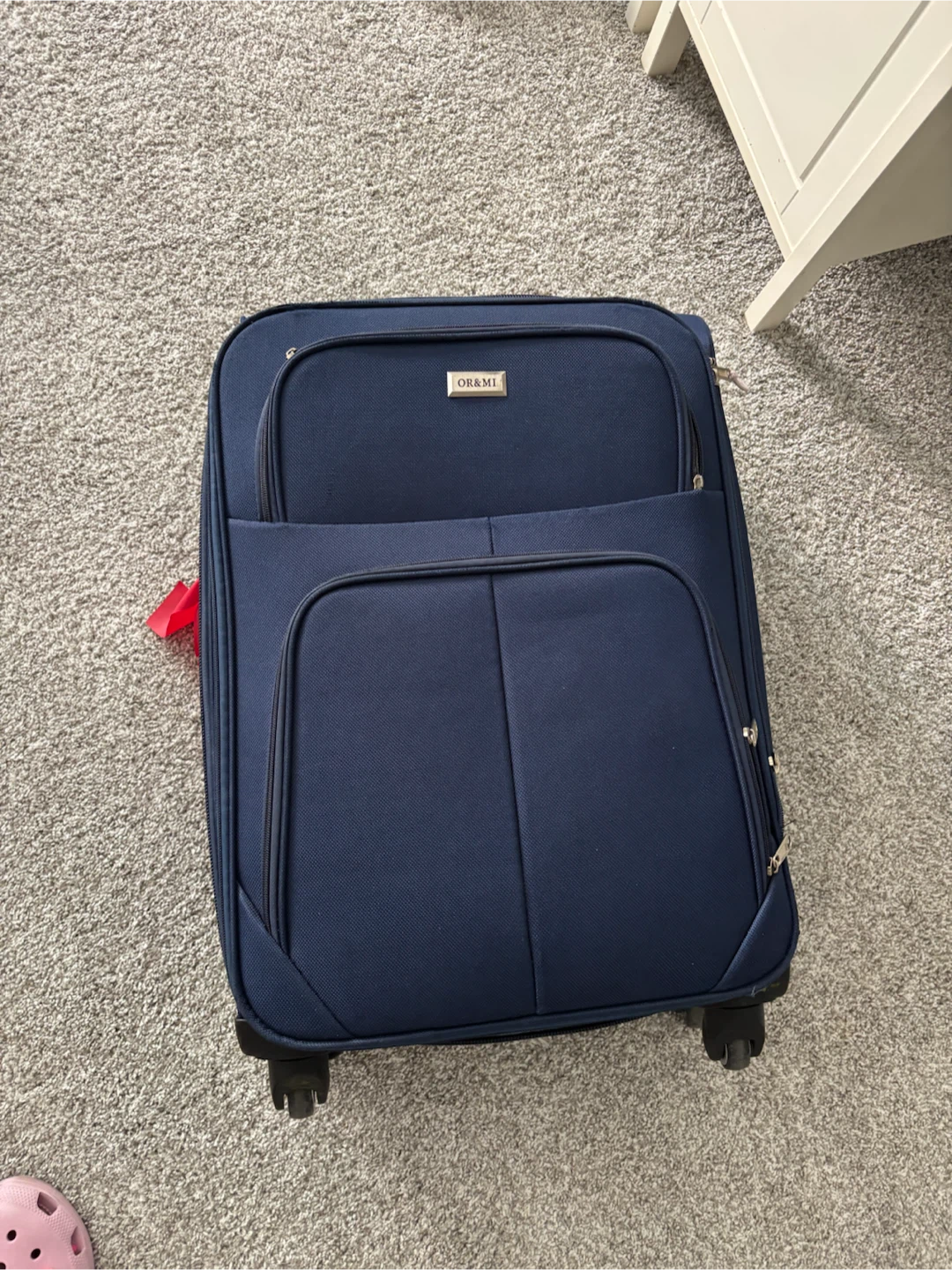 OR&MI Navy Blue luggage