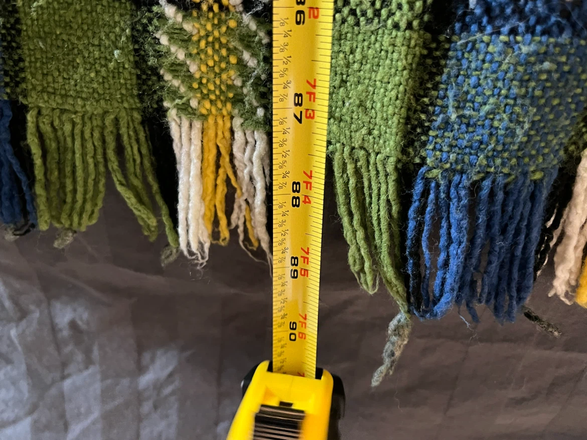 100% Rayon Vintage Throw Blanket from Japan - photo 5