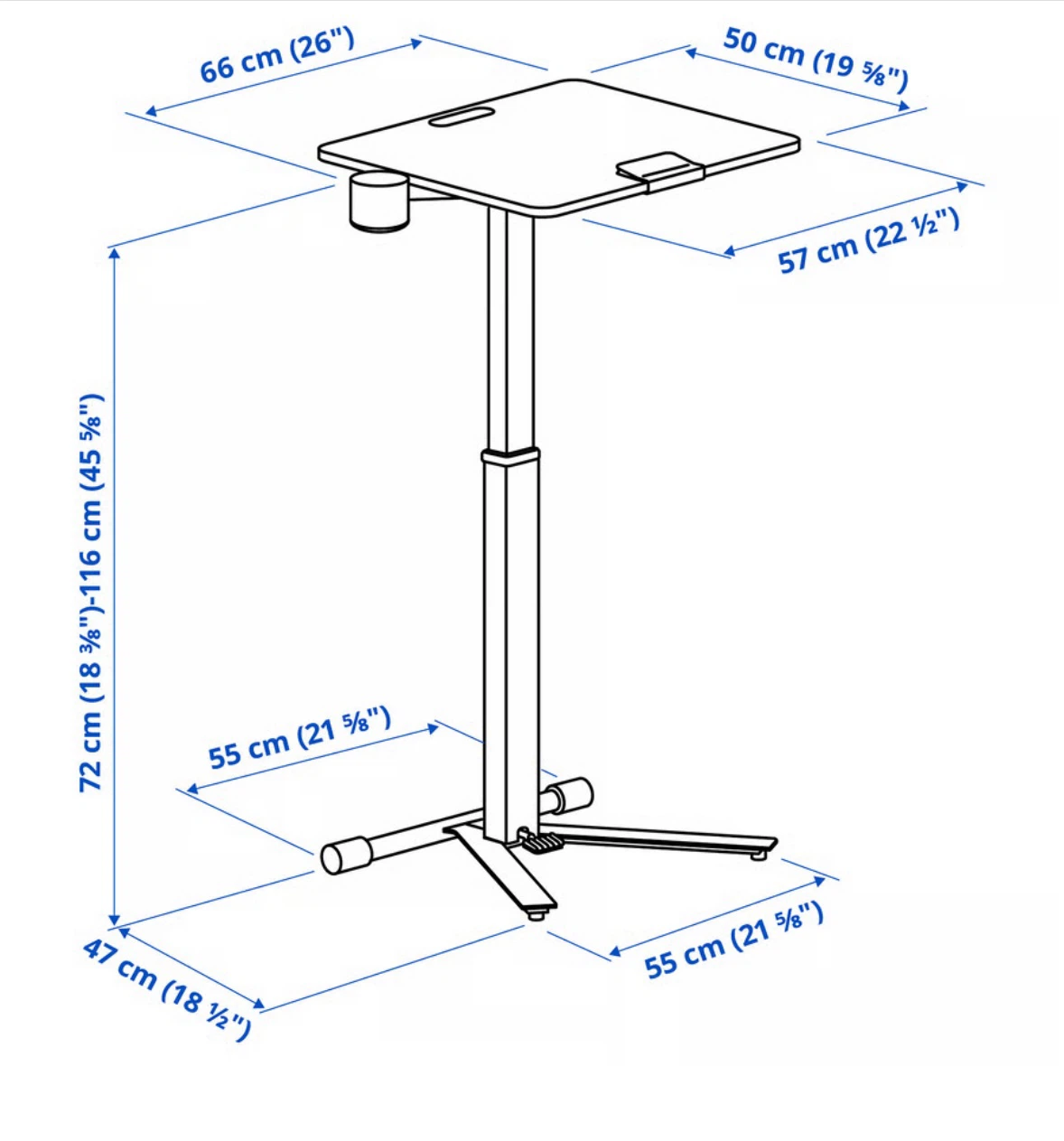Adjustable Standing Desk Table - photo 2