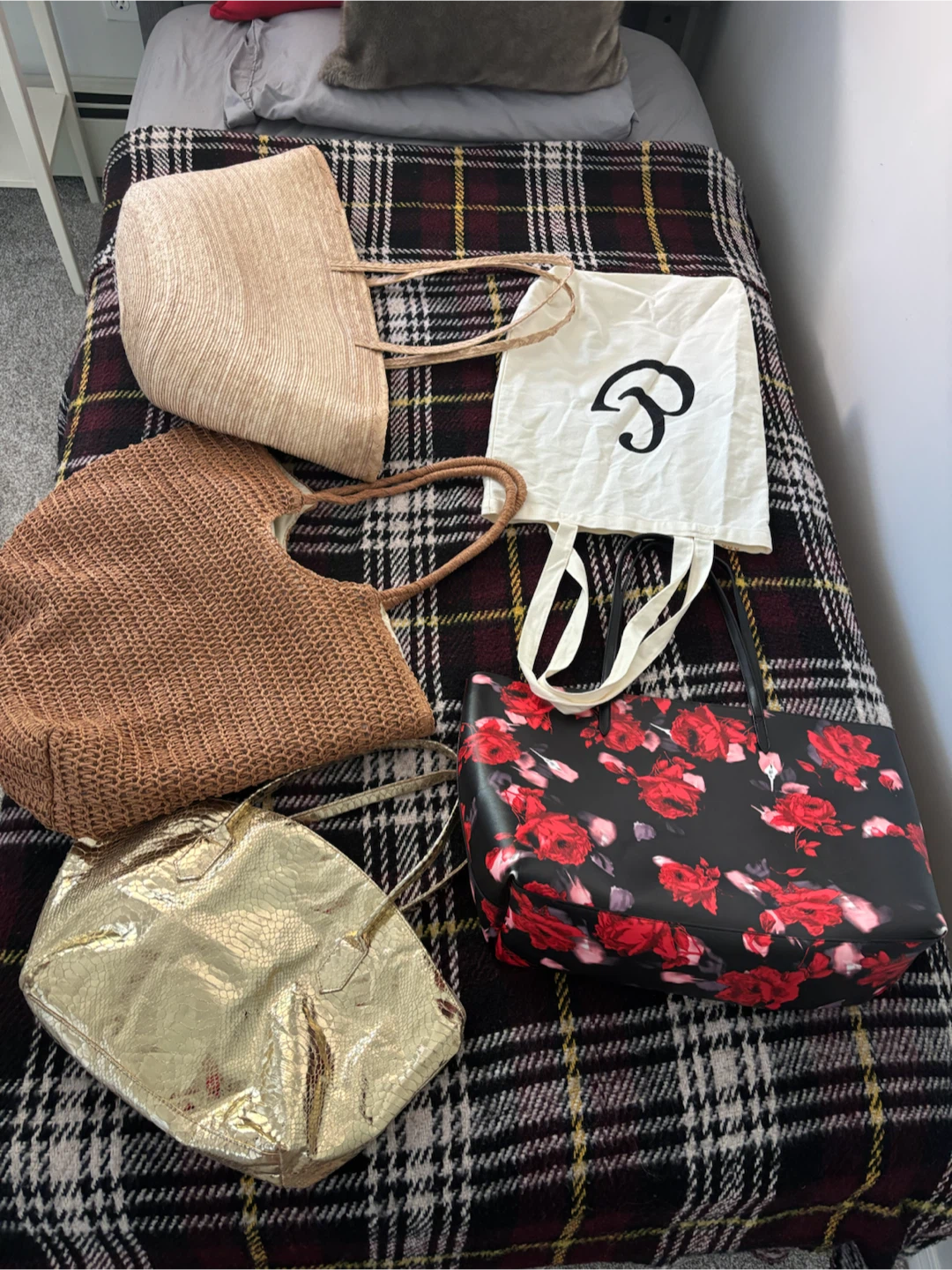 Bundle of 4 Tote Bags