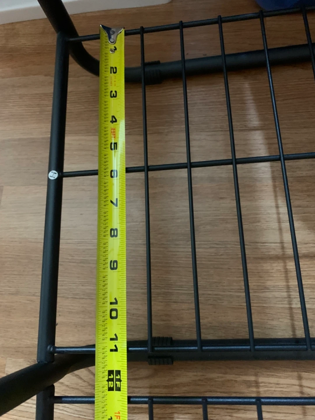 Black Metal Garment Rack with Shelves - photo 3