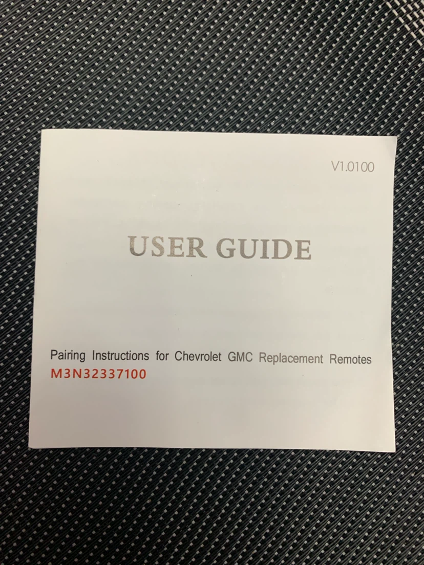 Chevrolet GMC Replacement Key Fob - photo 2