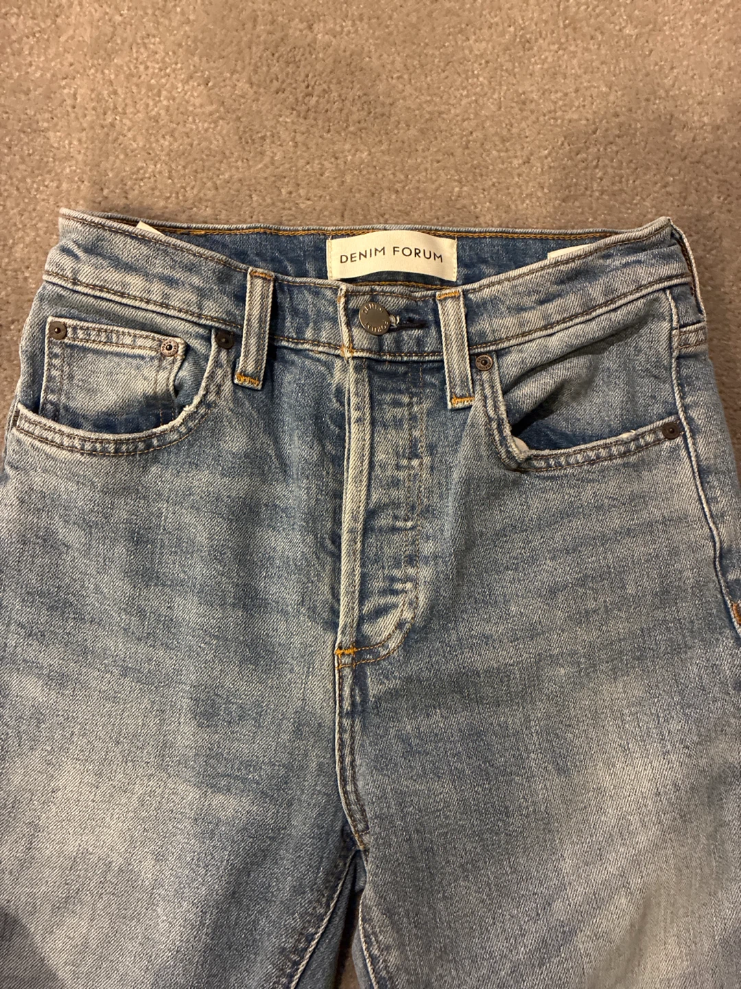 Denim Forum - The Yoko High Rise slim - in blue and black - photo 2