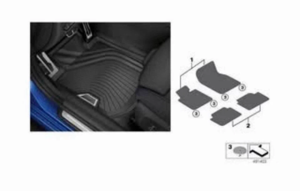 BMW 4-Series All-Weather Floor Mats - photo 2