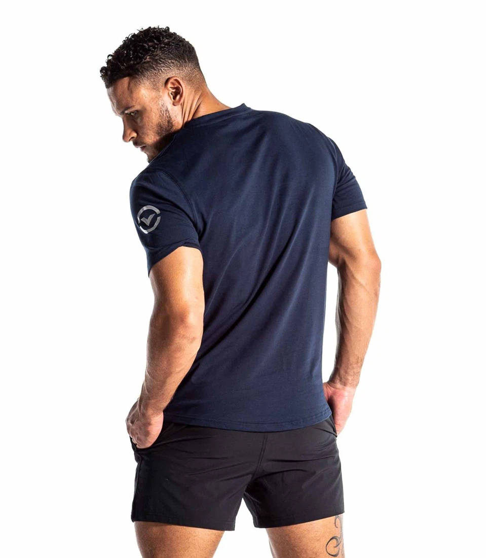Virus Blue Crew Neck T-Shirt - photo 2