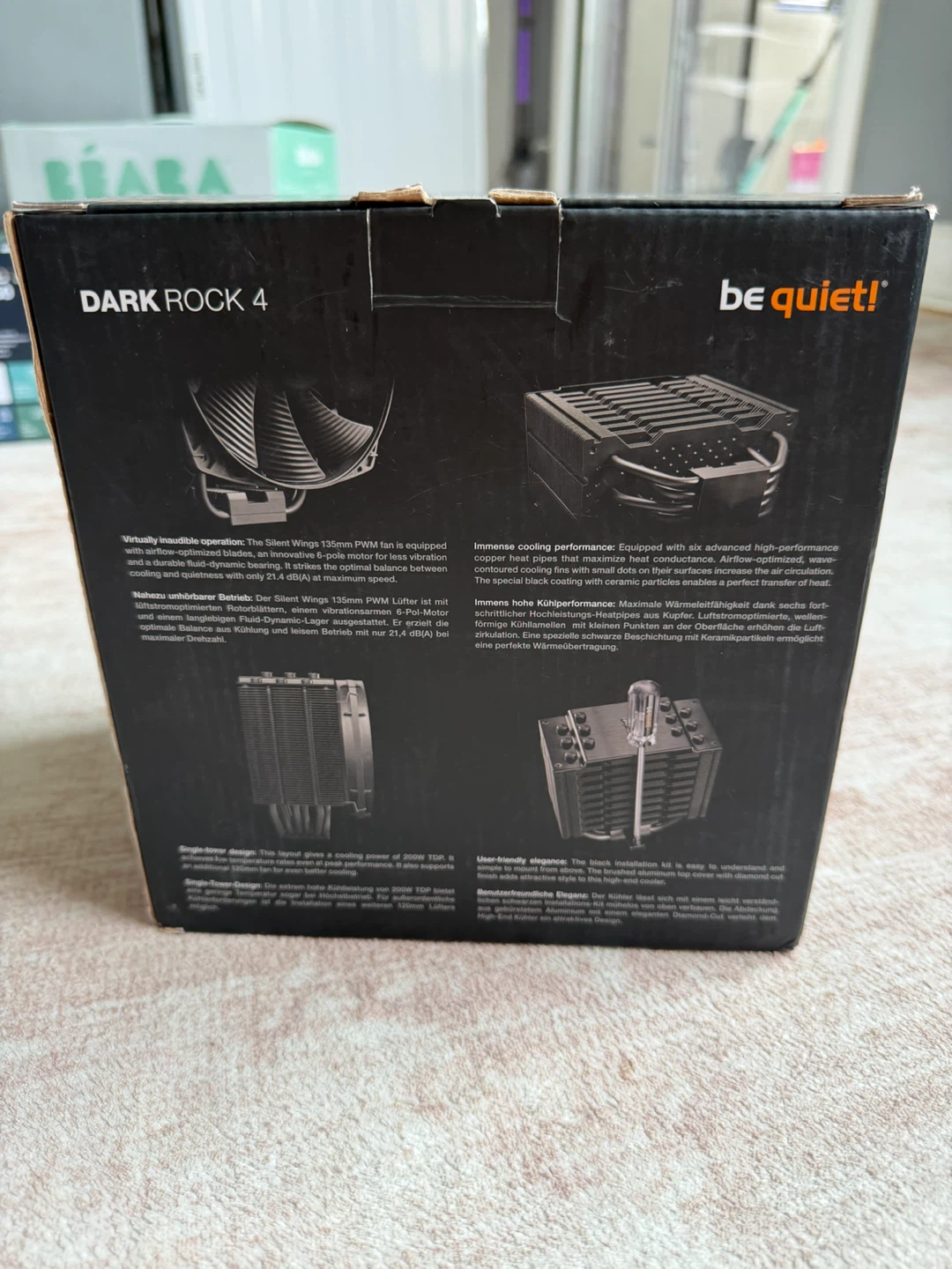 be quiet! Dark Rock 4 CPU Cooler - photo 2