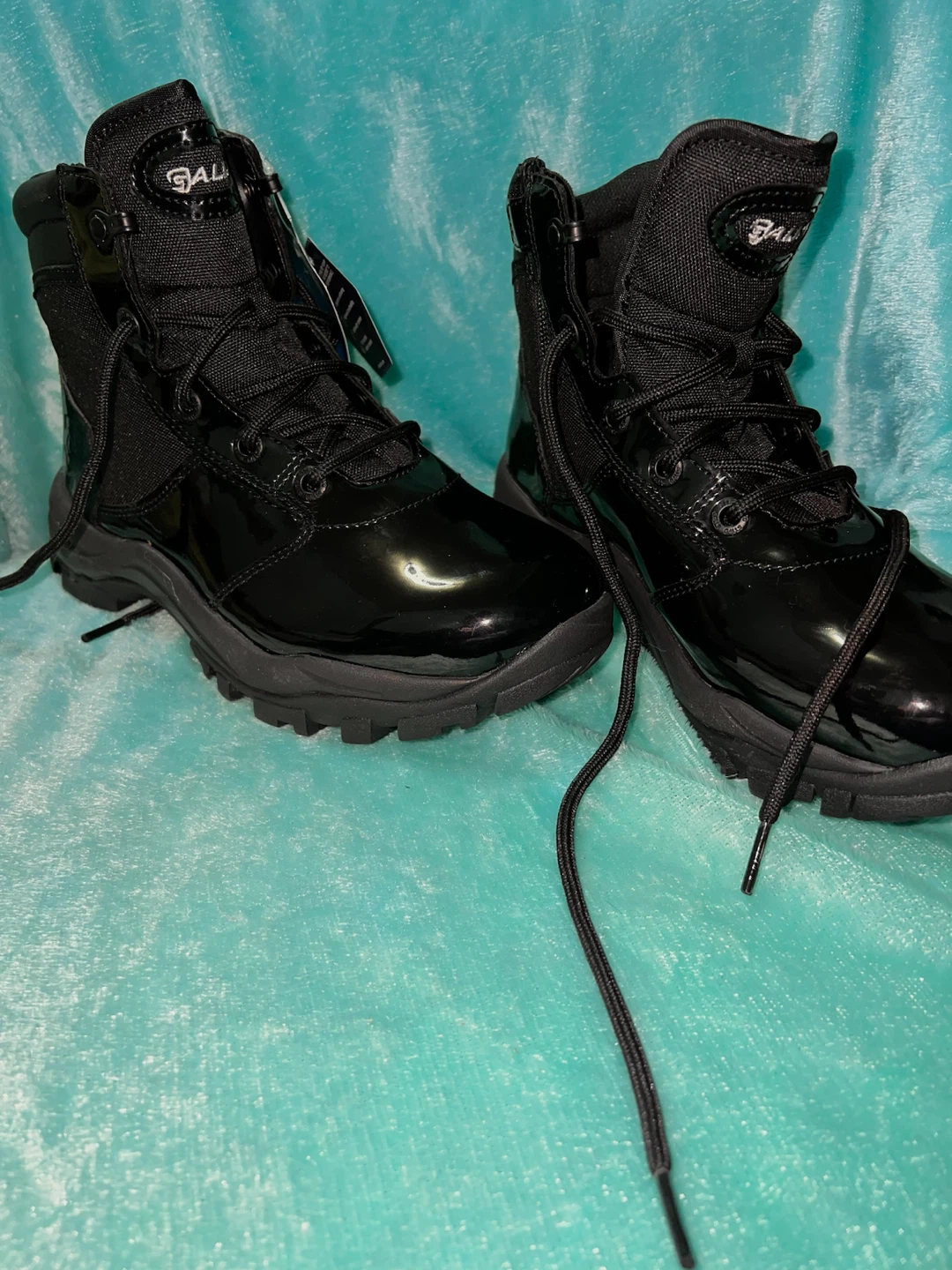 Galls Black Side Zip Waterproof Work Boots Size 7.0 - photo 2