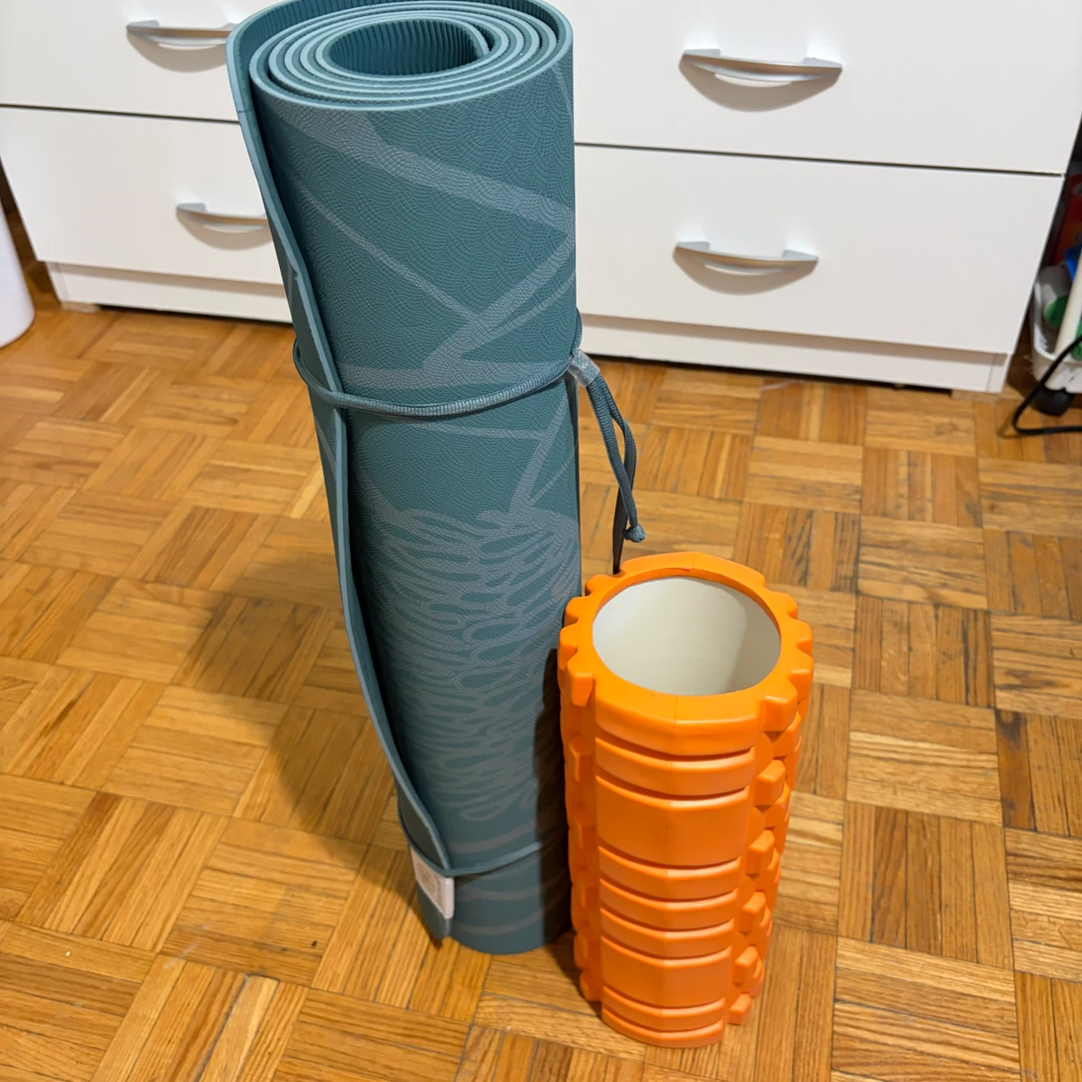 Yoga Mat and Foam Roller Set