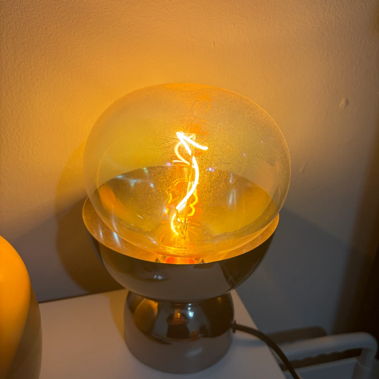 IKEA Glass Globe Table Lamp - photo 2