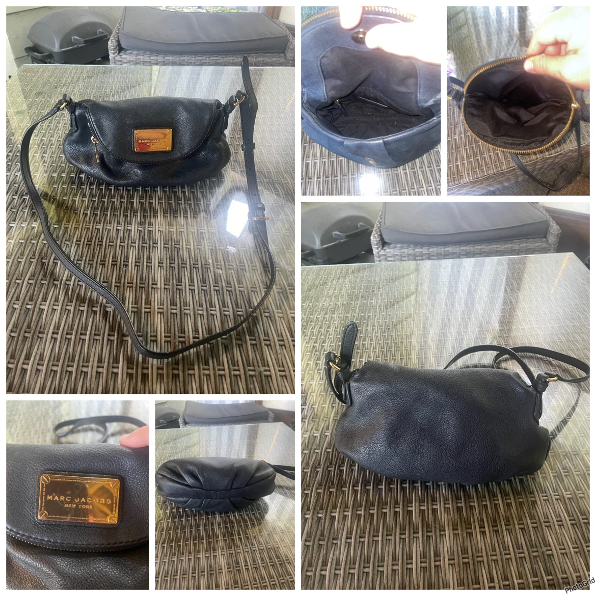 Marc Jacob’s Classic Q Mini Natasha Crossbody purse.