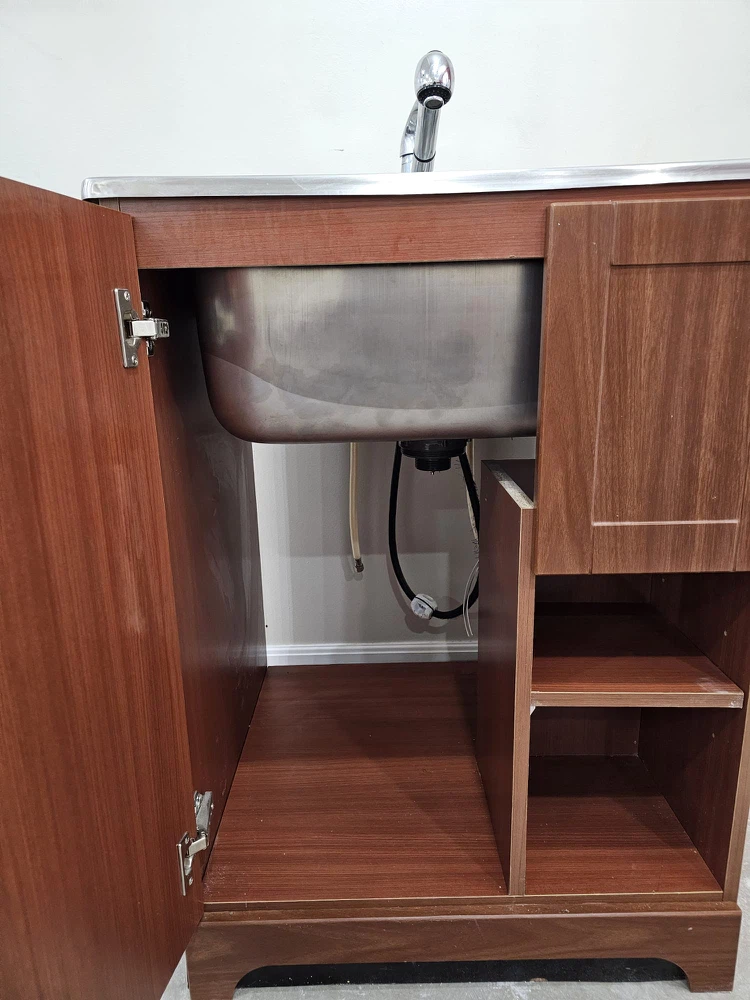 Stainless Steel Utility Sink with Cabinet - photo 2