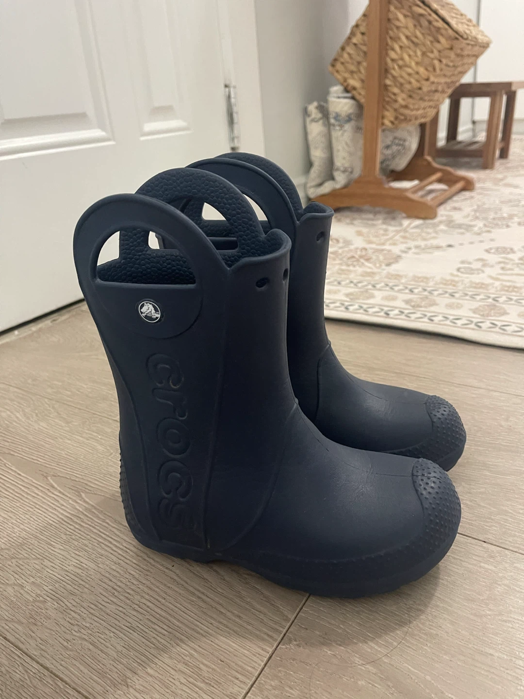 Crocs Navy Blue Rain Boots - photo 4