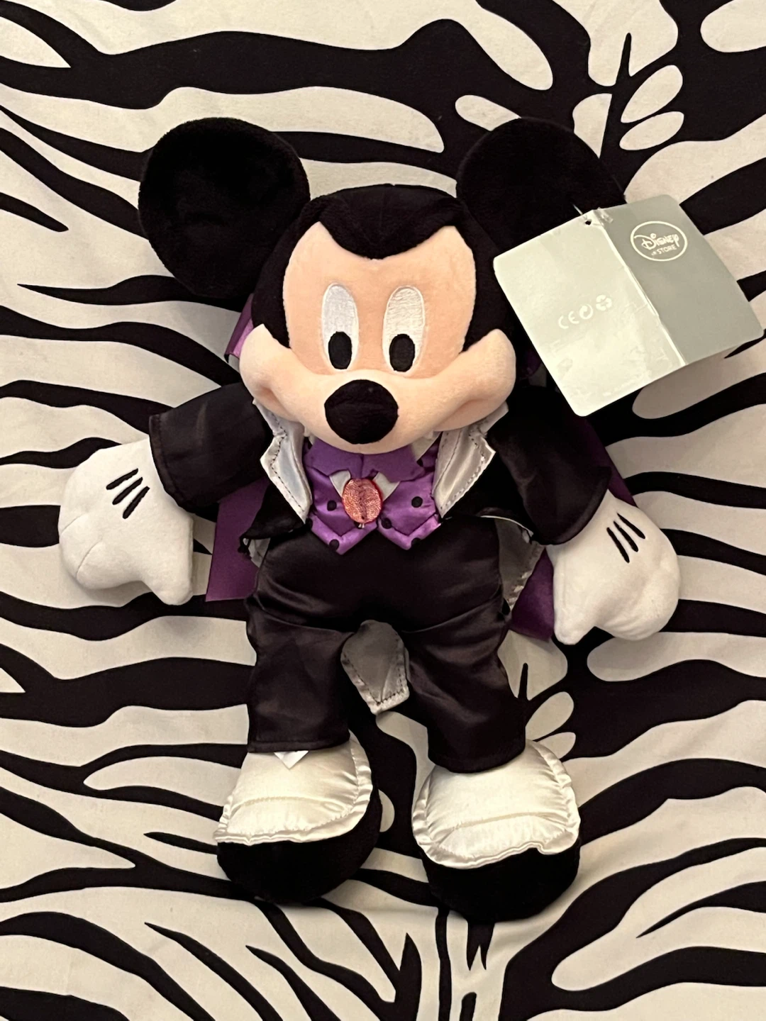 🖤 Disney Store Vampire Mickey Mouse Push Toy 🖤