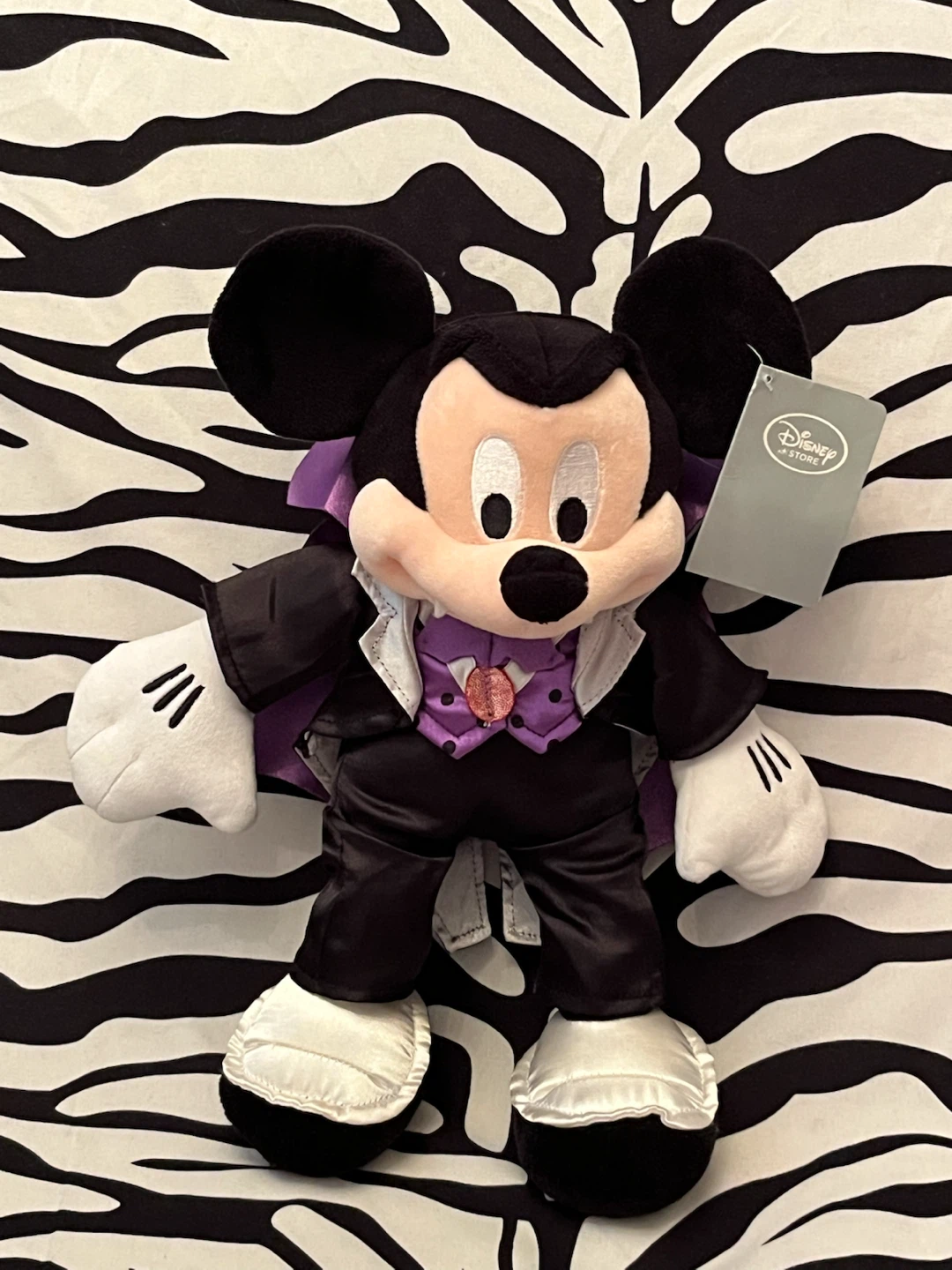 🖤 Disney Store Vampire Mickey Mouse Push Toy 🖤 - photo 2