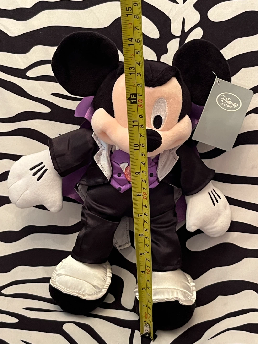 🖤 Disney Store Vampire Mickey Mouse Push Toy 🖤 - photo 3