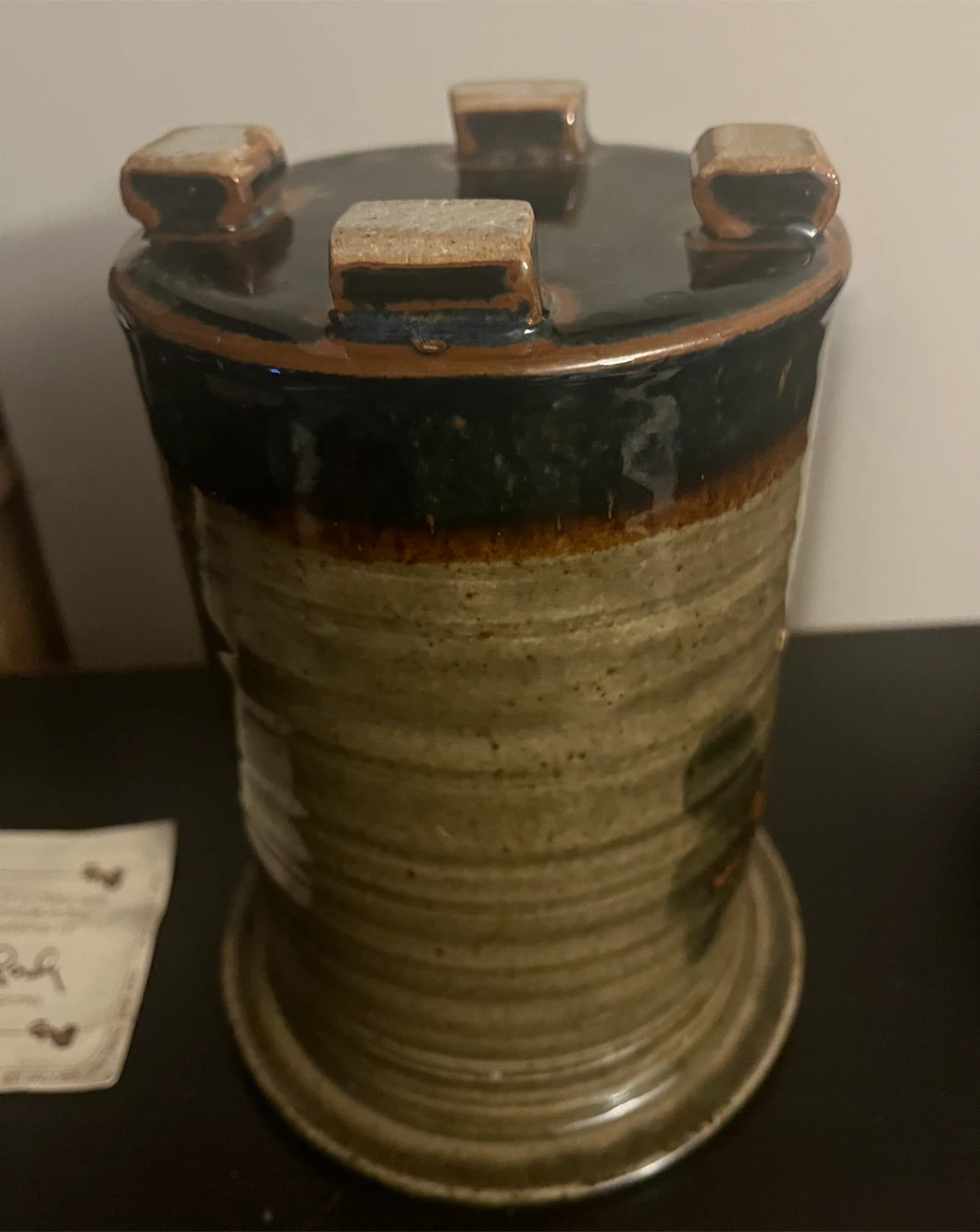 Conestoga River Pottery Stoneware Wine Cooler - photo 2