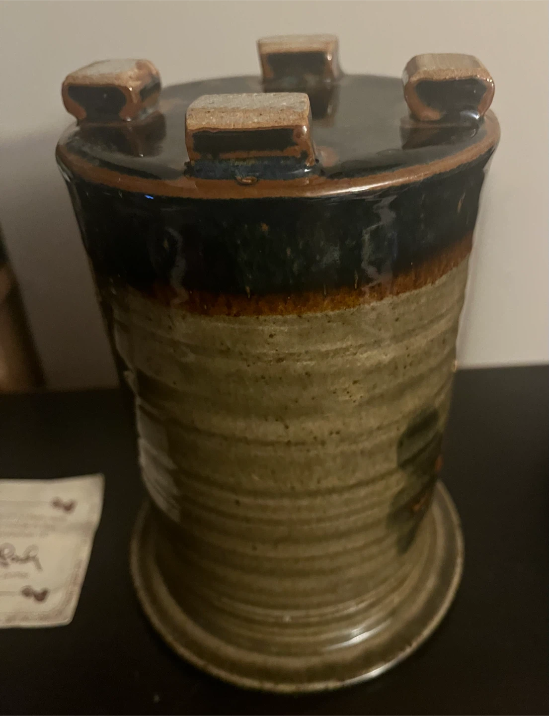 Conestoga River Pottery Stoneware Wine Cooler - photo 3