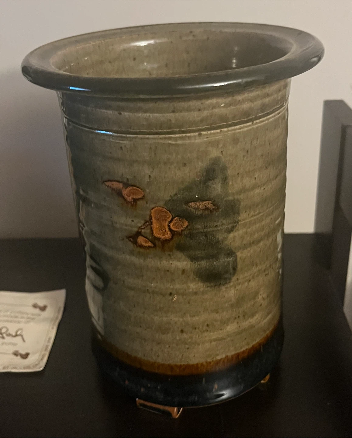 Conestoga River Pottery Stoneware Wine Cooler - photo 4
