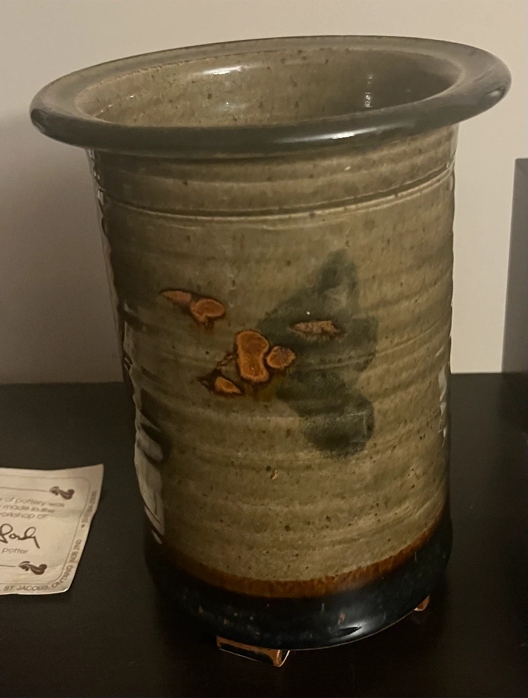 Conestoga River Pottery Stoneware Wine Cooler - photo 5