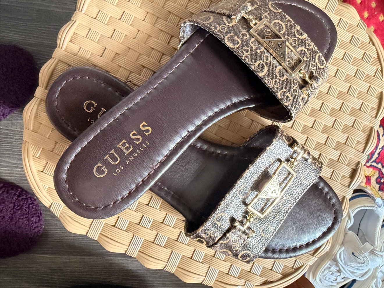 Guess "G" Logo Slide Sandals - photo 2