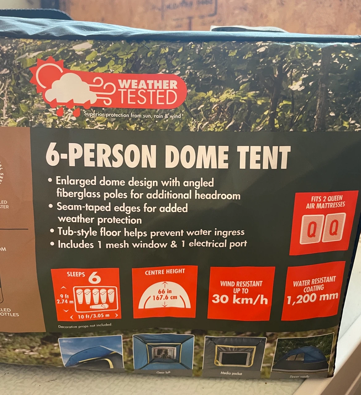6 person dome tent (ozerk, 100% new) - photo 2