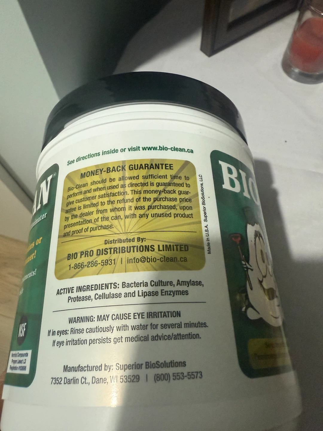 Bio-Clean The Friendly Bacteria Waste Eliminator - photo 2