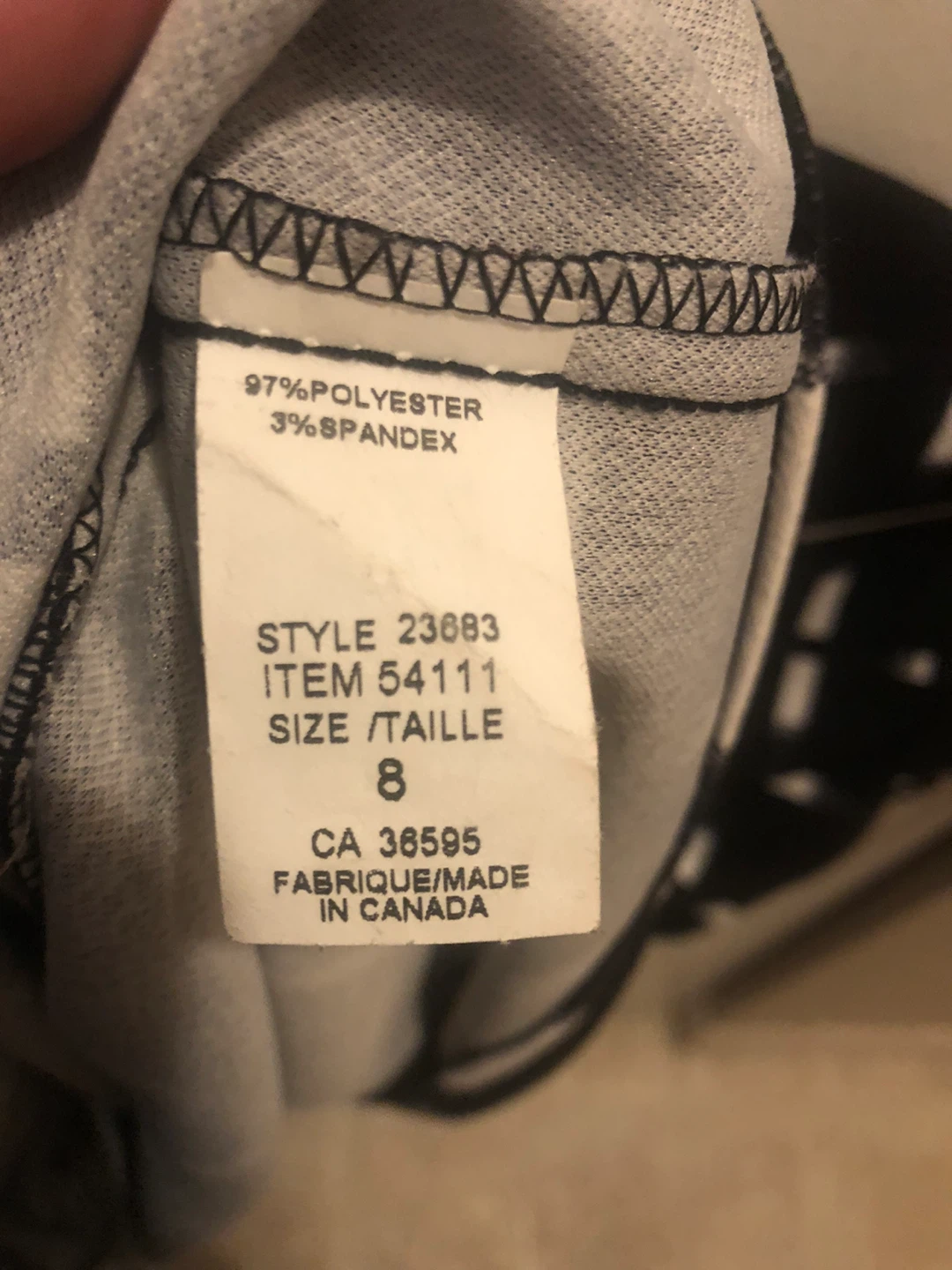 NEW Black & White Pattern Dress Size 8 - photo 4