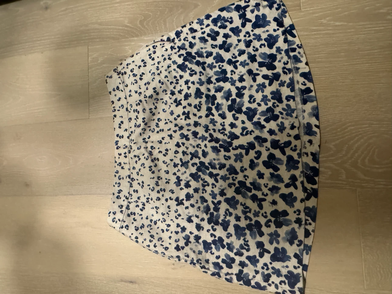 Banana Republic Blue Floral Skirt Size 6 - photo 2